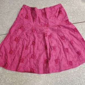 #071 Dolled Up Size Small by F.A.N.G. fuschia sequined skirt